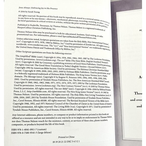 Jesus Always Embracing Joy in His Presence Daily Devotional & Journal Set New - Picture 5 of 12